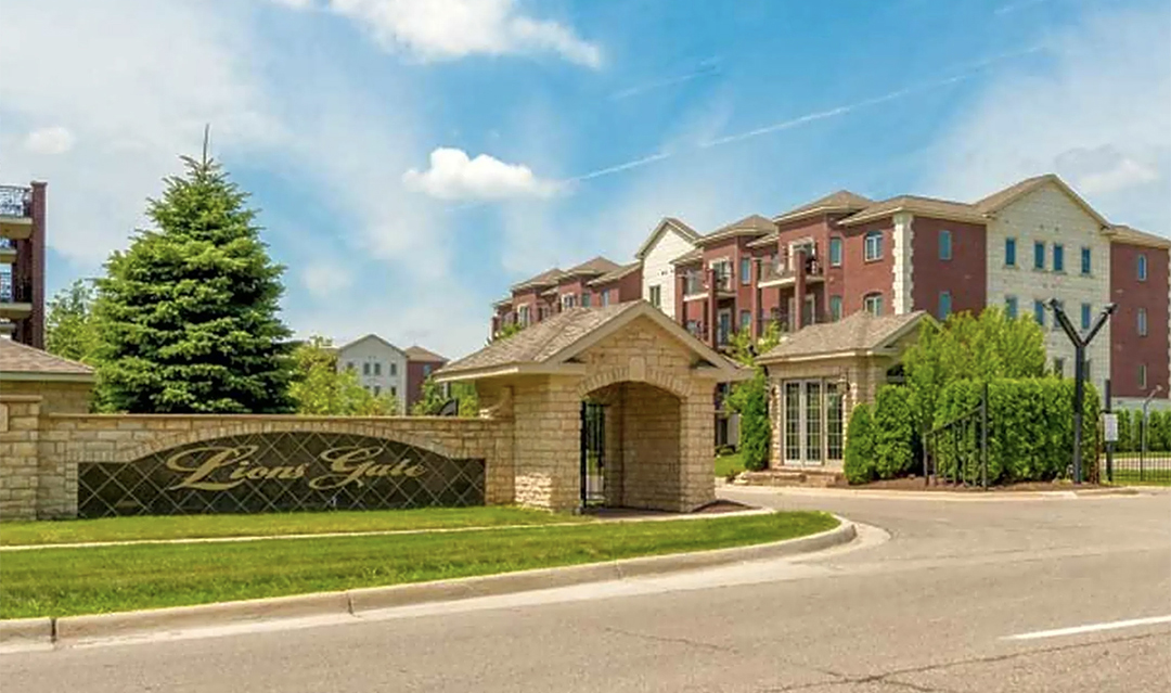Lions Gate entrance in Davison, Michigan